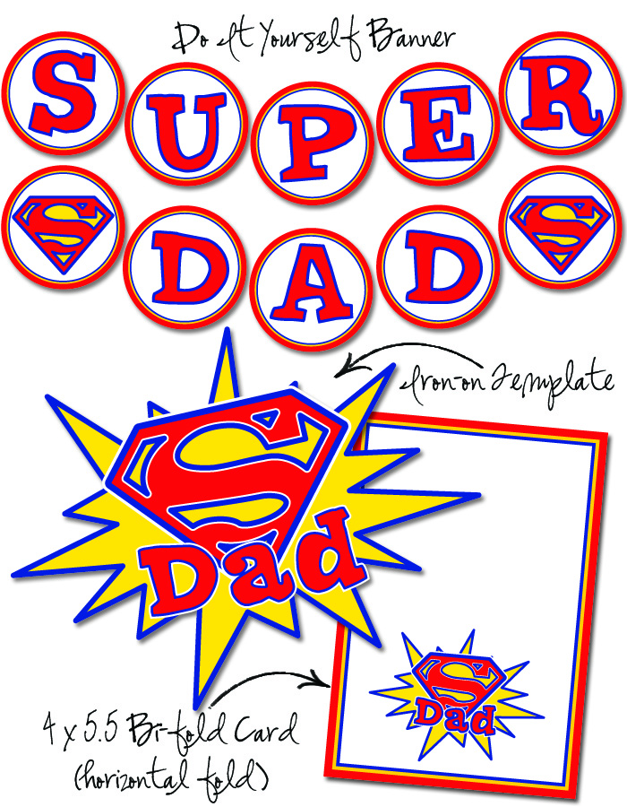Super Dad Free Printables | Living Locurto | Party Ideas ...