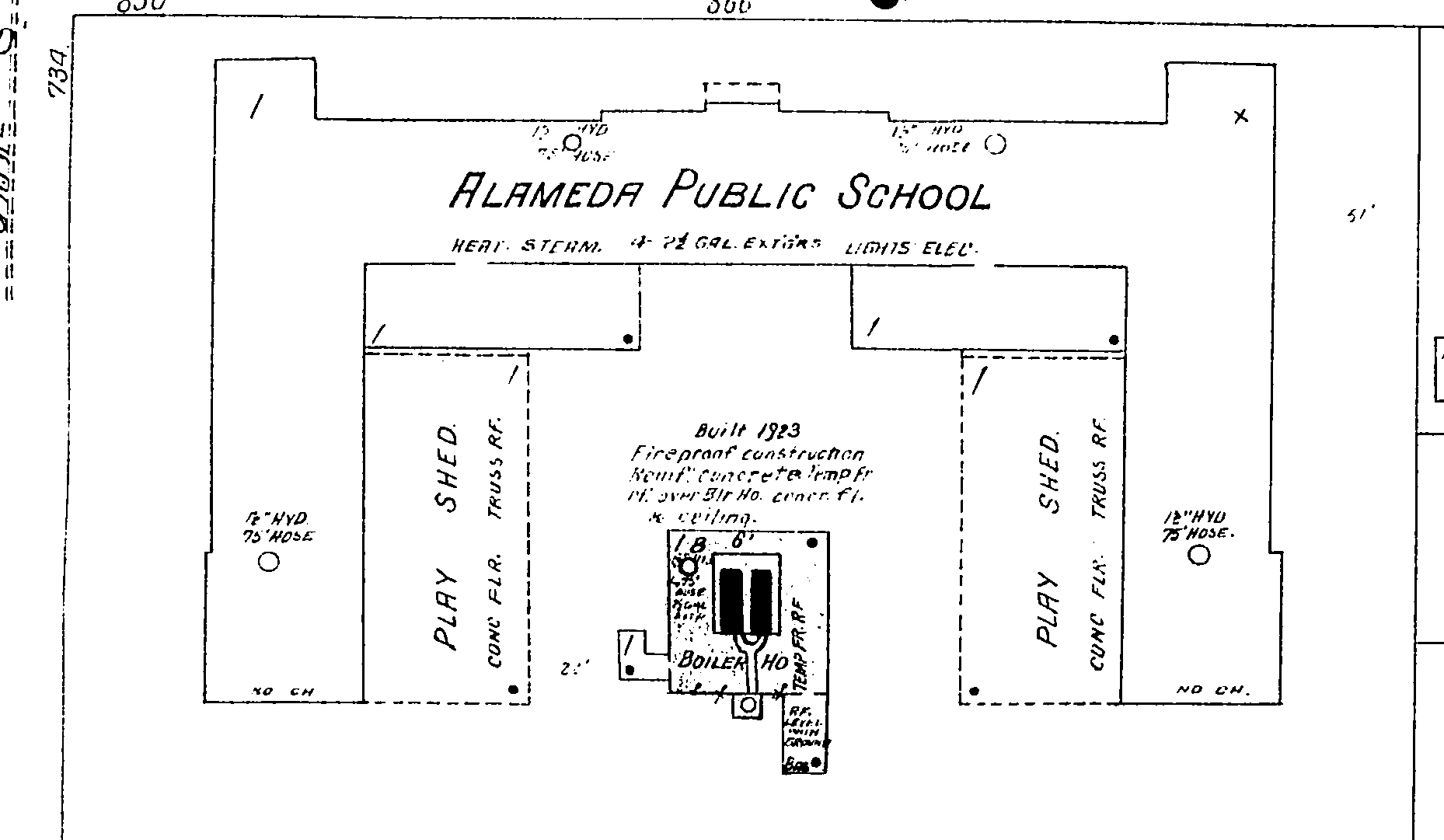 Early Alameda Maps | 1924 Snapshot in Time | Alameda Old House History