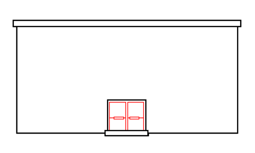 Drawing a cartoon school