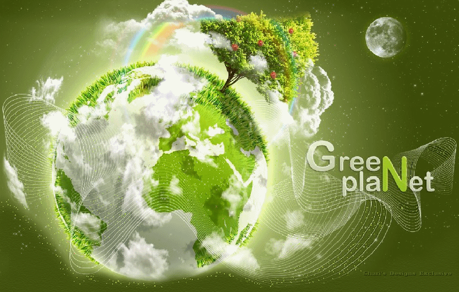 Earth Day Christian eCard, Green Earth Christian eCard, Go green ...