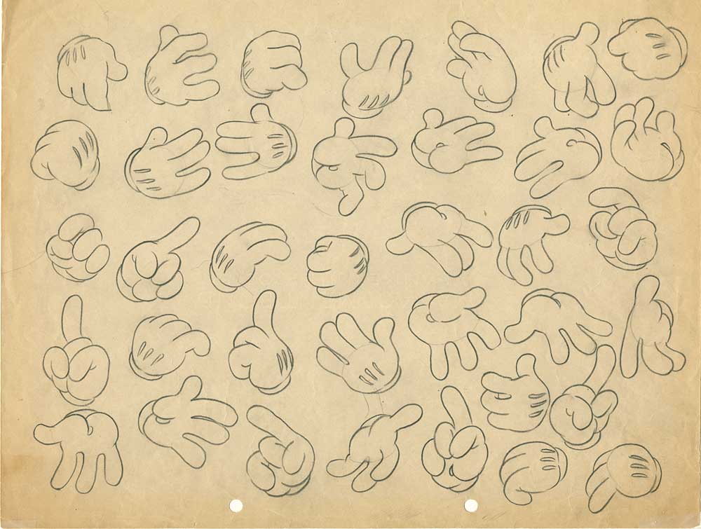 Practice of the Druggist: mickey mouse hands