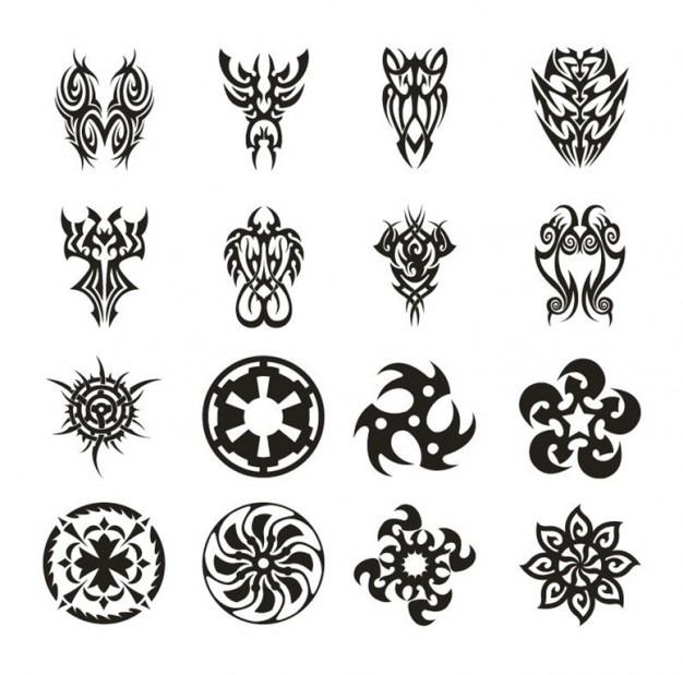 tattoo vector set Vector | Free Download
