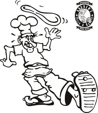 Color Our Pizza Man! | Andrew's Pizza and Skylight Theater