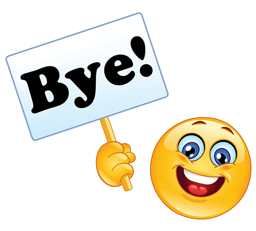 Goodbye Emoticon Icon - Free Icons