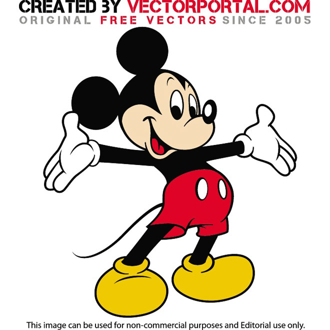 Mickey Mouse Hands Vector - Cliparts.co