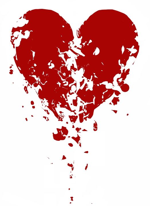 crumbling heart design. by *boobookittyfuck on deviantART ...