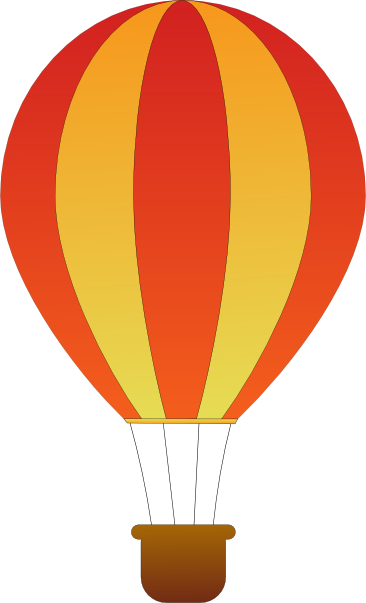 Hot Air Balloon Clip Art Outline Images & Pictures - Becuo