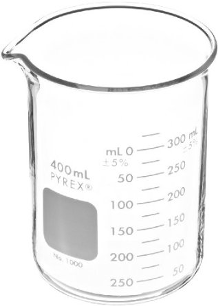 Corning Pyrex 1000-400 Glass 400mL Graduated Low Form Griffin ...
