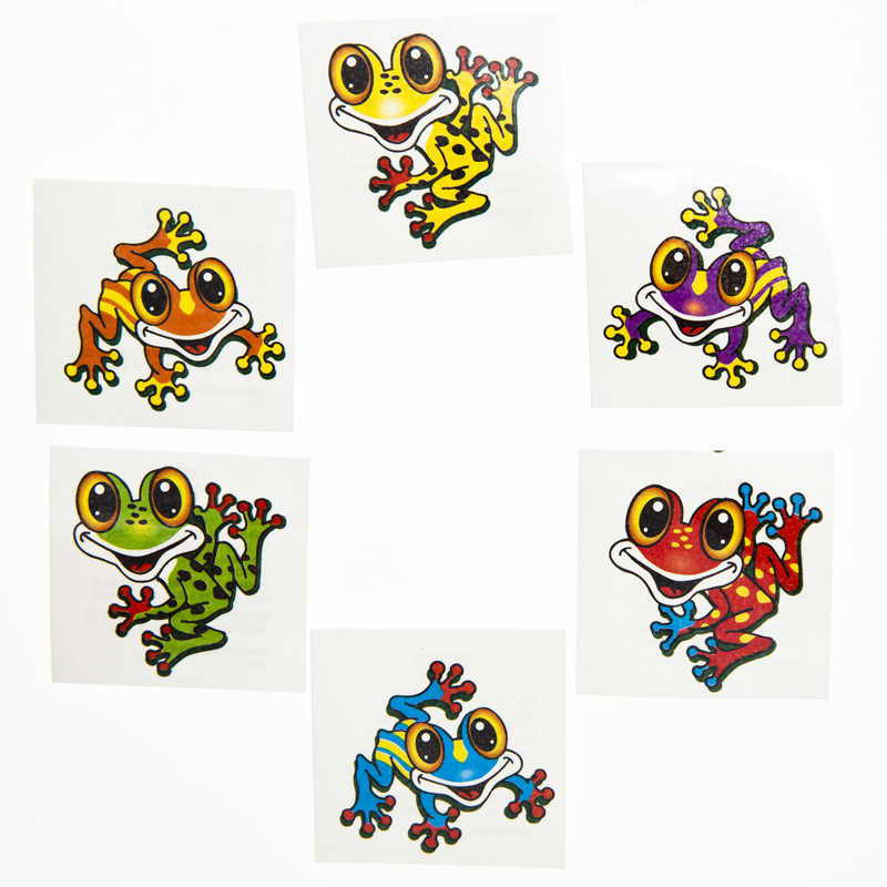 Colorful Frog Tattoos