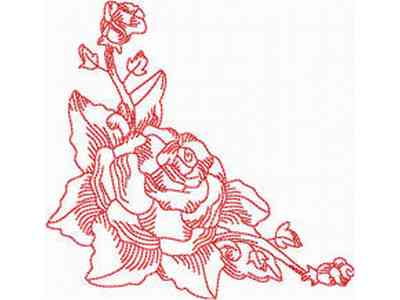 Buy Individual Embroidery Designs from the set JN Rose Borders ...