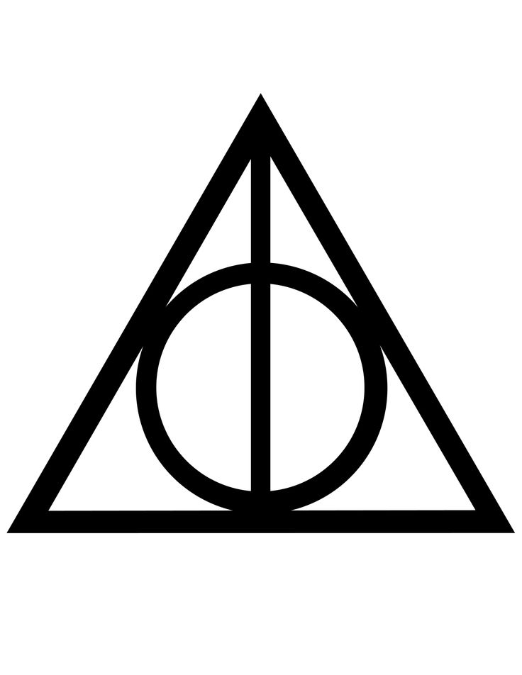 Deathly Hallows Symbol Cake Ideas and Designs