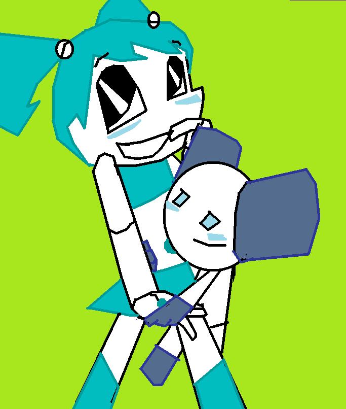 jenny and robotboy by xj9pessytiva on deviantART