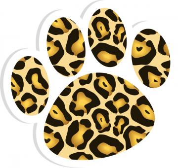 Leopard Paw Print Clip Art - ClipArt Best