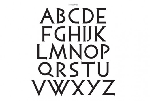 Digital alphabet in stone | Autobahn | Visual communication for ...