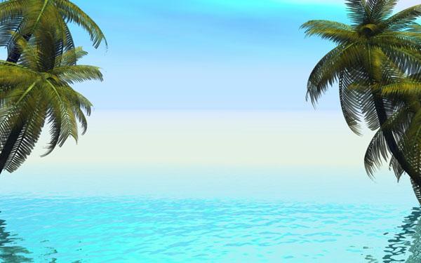 Beach Background - 2D Resources - ShareCG