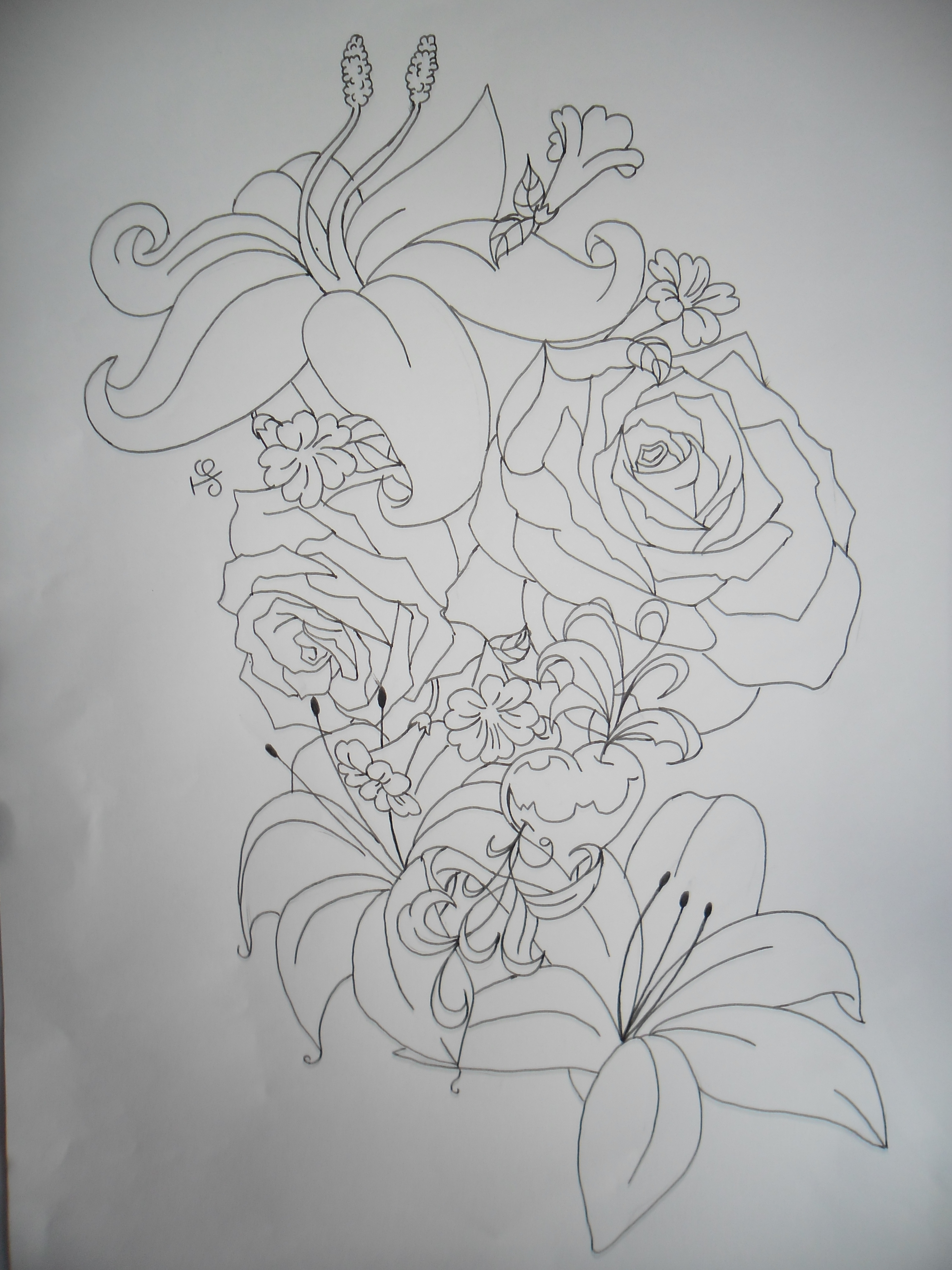 Flower Designs For Tattoos - HD Photos Gallery