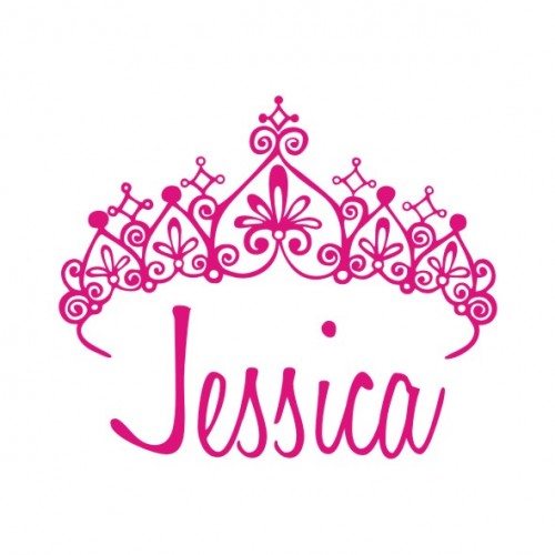 Princess Crown Wall Decal | pictureitcreations - Housewares on ArtFire