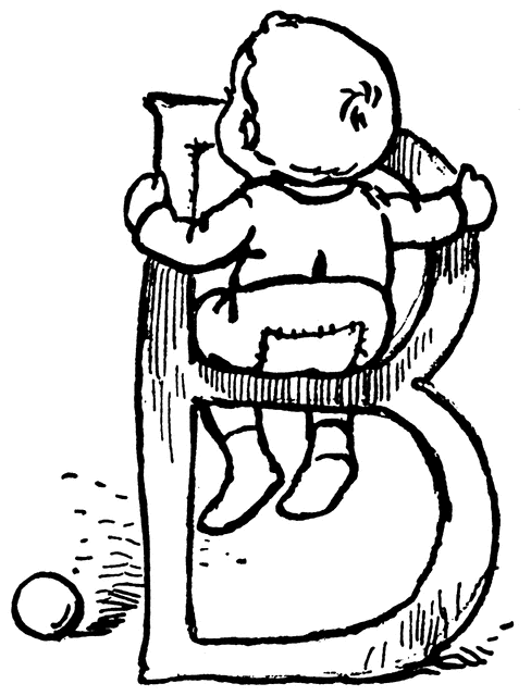 B, Letter | ClipArt ETC