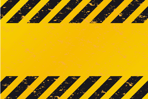 Construction Warning signs Background design vector 03 - Vector ...