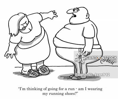 Running Shoes Cartoons and Comics - funny pictures from CartoonStock
