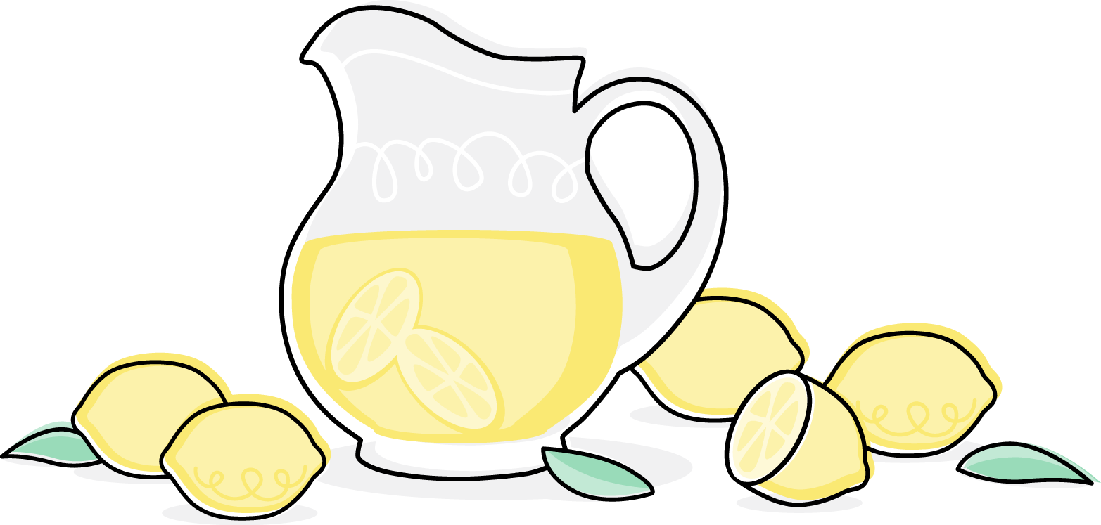 Lemonade With Straw And Wedge Clipart - Free Clip Art Images