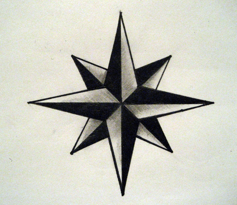 DeviantArt: More Like Nautical Star Tattoo by Moses-Holeproof