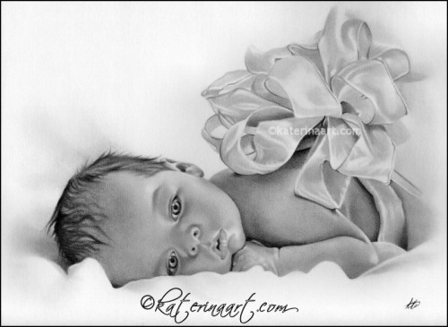 Newborn Baby Drawing | DrawingSomeone.com