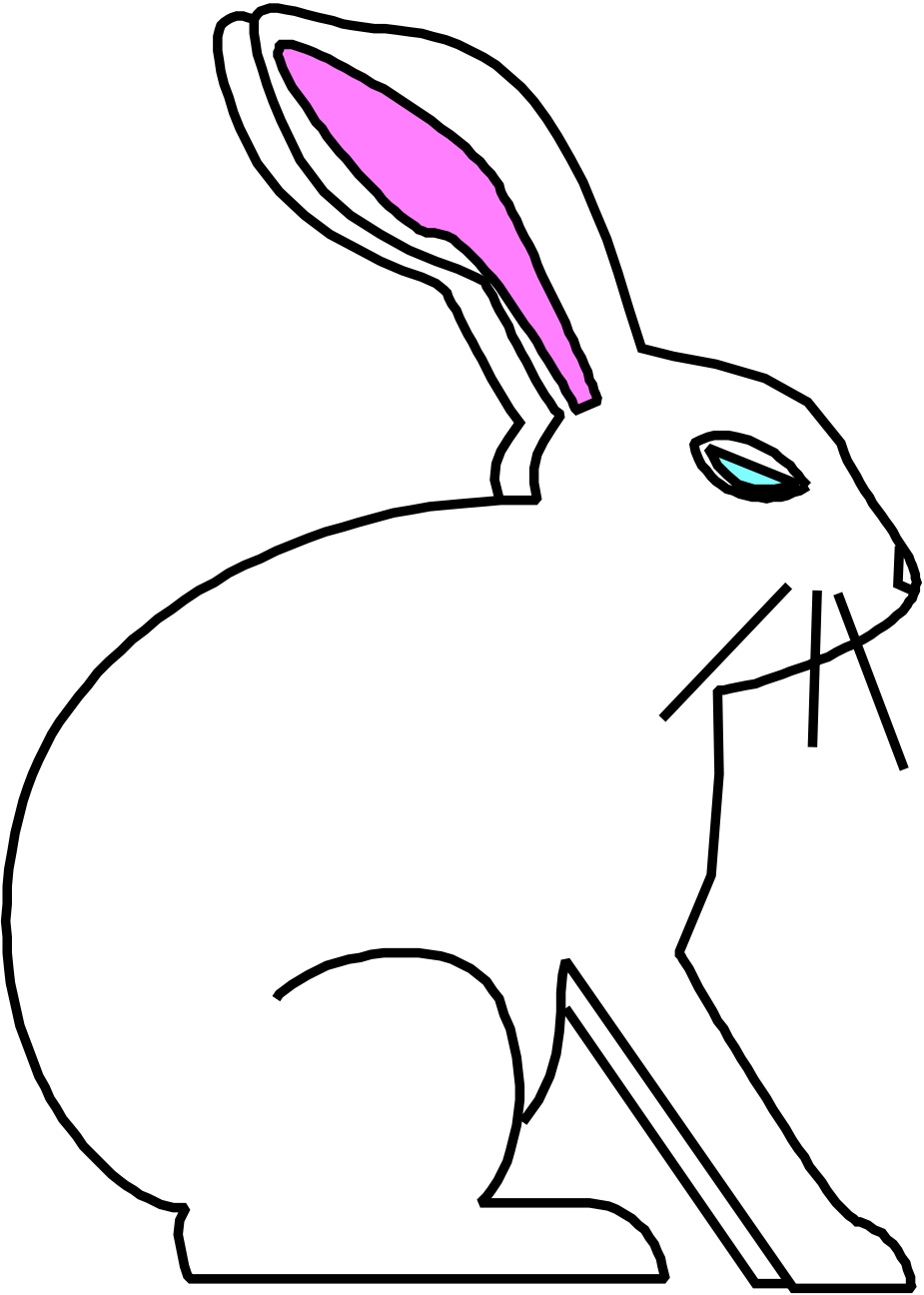 Two Rabbits Cartoon Illustration 88947040 Shutterstock on ...