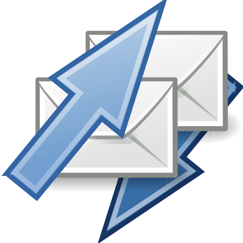 Clipart - tango mail send receive