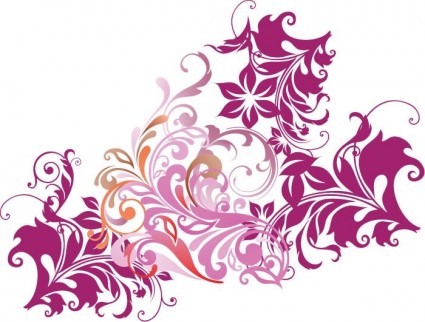 Floral Element Vector Art Vector floral - Free vector for free ...