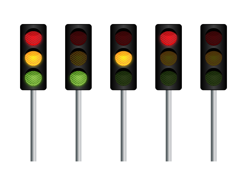 Vector Traffic Light - Download Free Vector Art, Stock Graphics ...