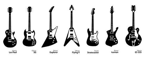Free Vector Guitars - Tiago Franco Blog