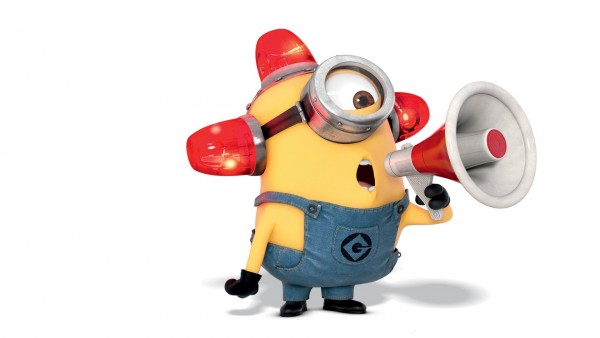 Minion Carl Megaphone - Huge Wallpapers | Download Free Wallpapers ...