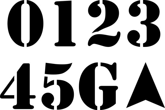 Stencils | Field | Football Field Stencil Kit - Stencilease.com