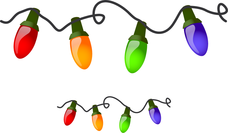 String Of Christmas Lights Clipart Imageszoontjens