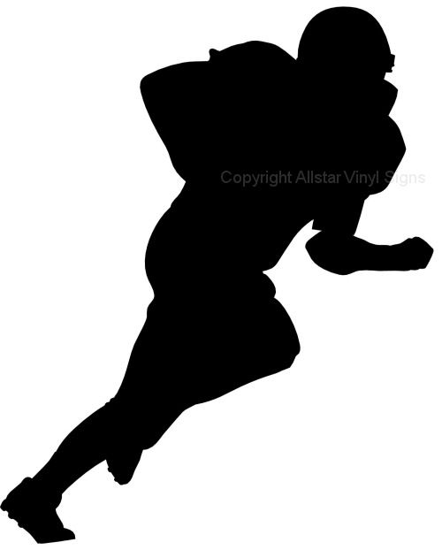 football silhouette clip art | Sports Decorations | Pinterest