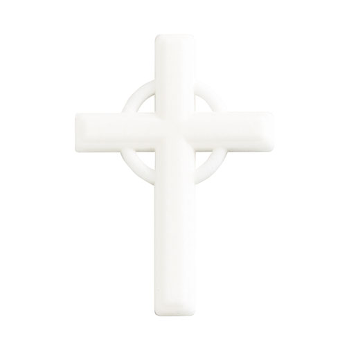 Product - Ornate White Cross Dec-Ons
