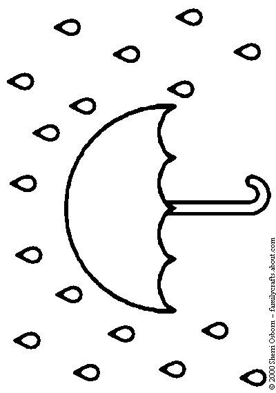 umbrella coloring book page-template for #sprinklebabyshower ...