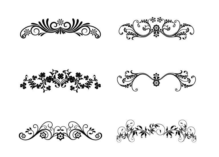 Vector Floral / Floral Free Vectors Download / 4Vector