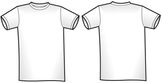 Shirt Outline Template - Invitation Templates