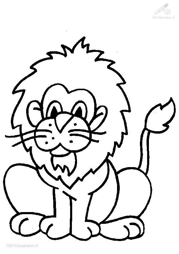 cool Lion Animals Coloring Pages - smilecoloring.com