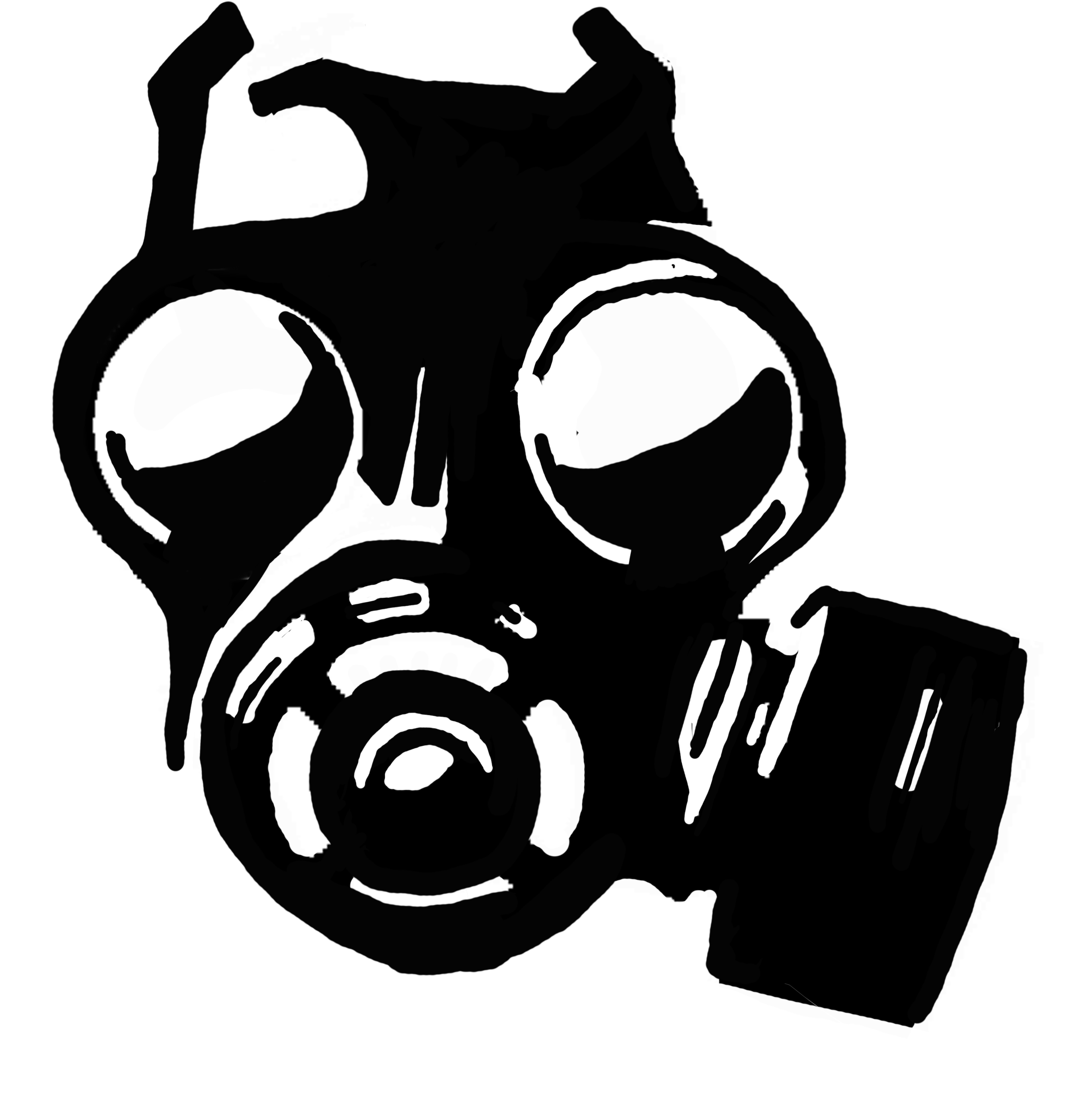 Skull Gas Mask - ClipArt Best