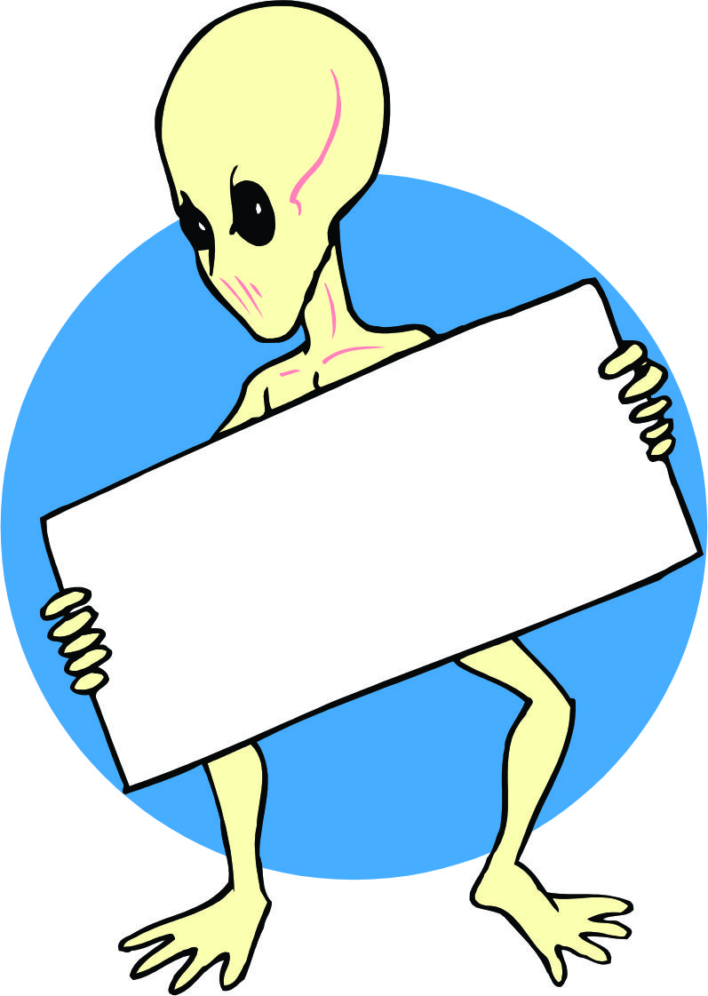 Cartoon Alien Clipart Cake Ideas and Designs