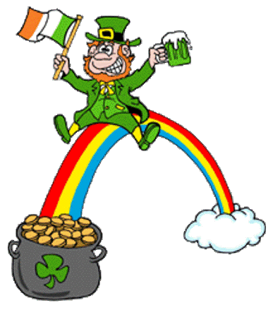 leprechaun rainbow clipart | Indesign Art and Craft