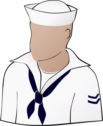 Sailor Face clip art - Download free Human vectors