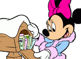 minnie mouse comiendo caramelos de navidad minnie mouse dibujos ...