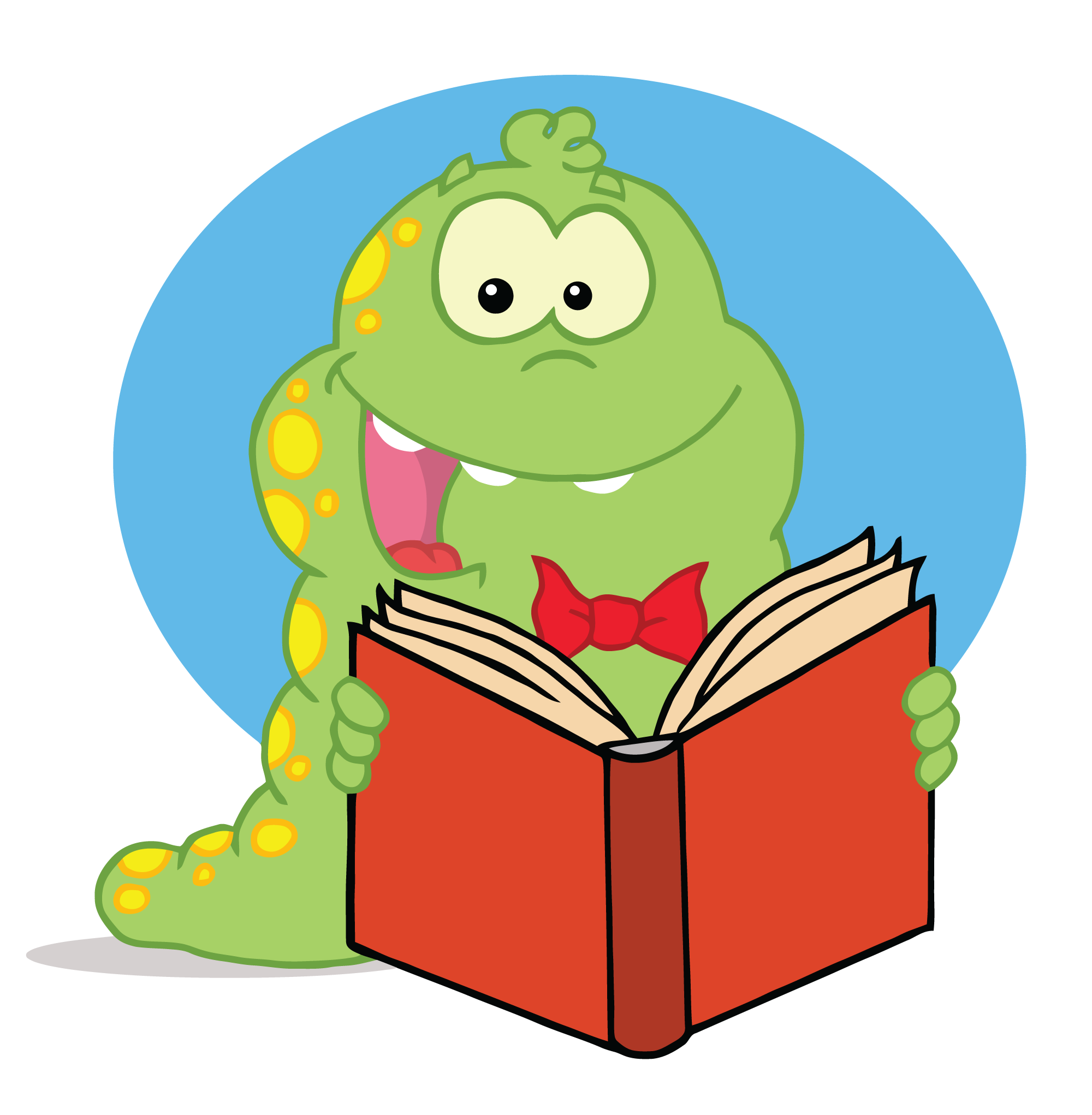 Pix For > Animal Reading A Book Clipart