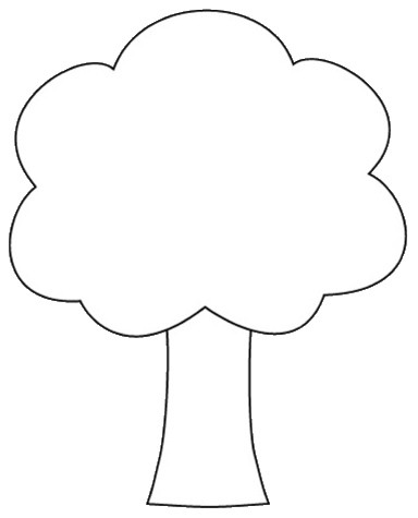 tree outline Colouring Pages (page 2)