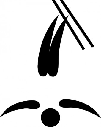 Skiing Santa clip art Vector clip art - Free vector for free download