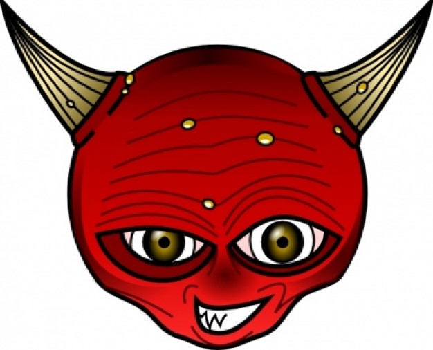 Red Devil clip art Vector | Free Download